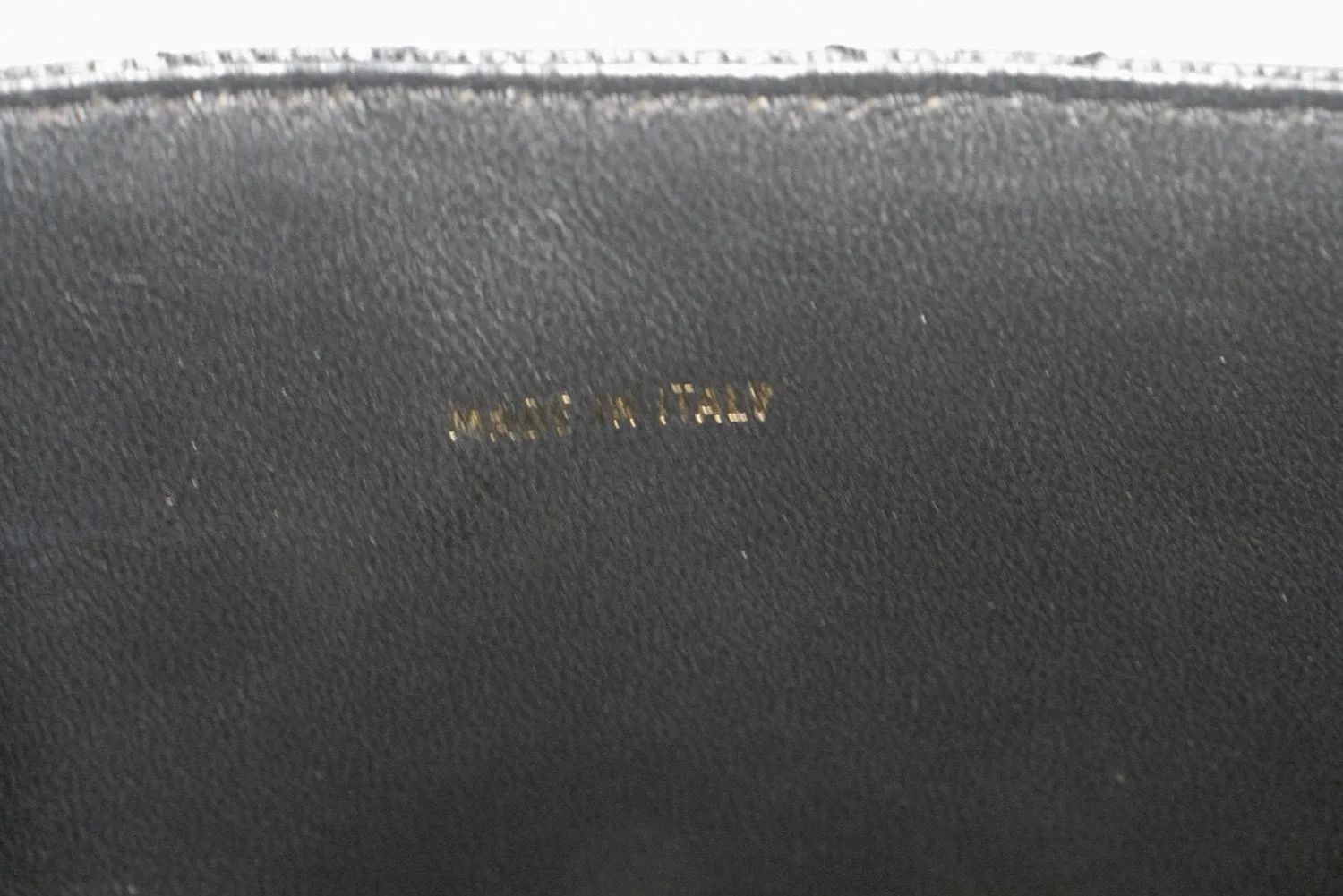CHANEL Caviar Handbag Top Handle Bag Kelly Black Flap Leather Gold n39