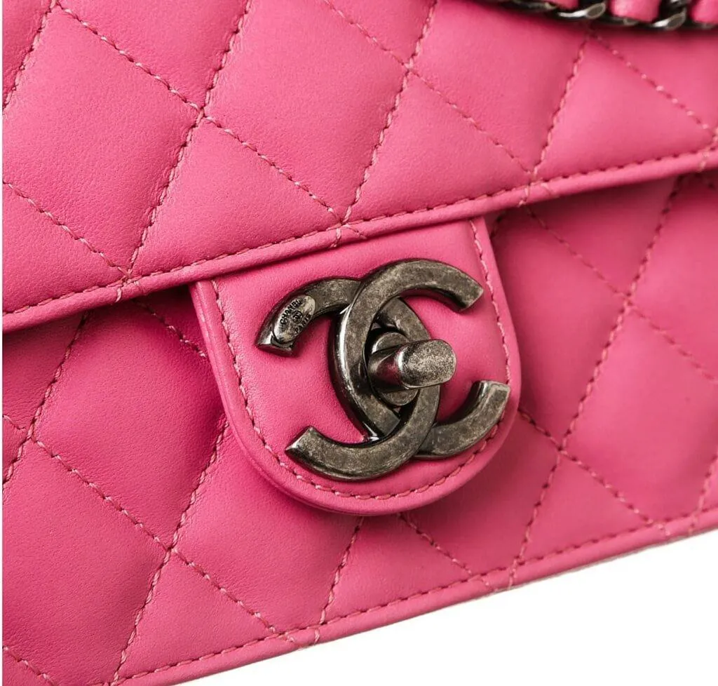 Chanel Crossing Times Bag Pink
