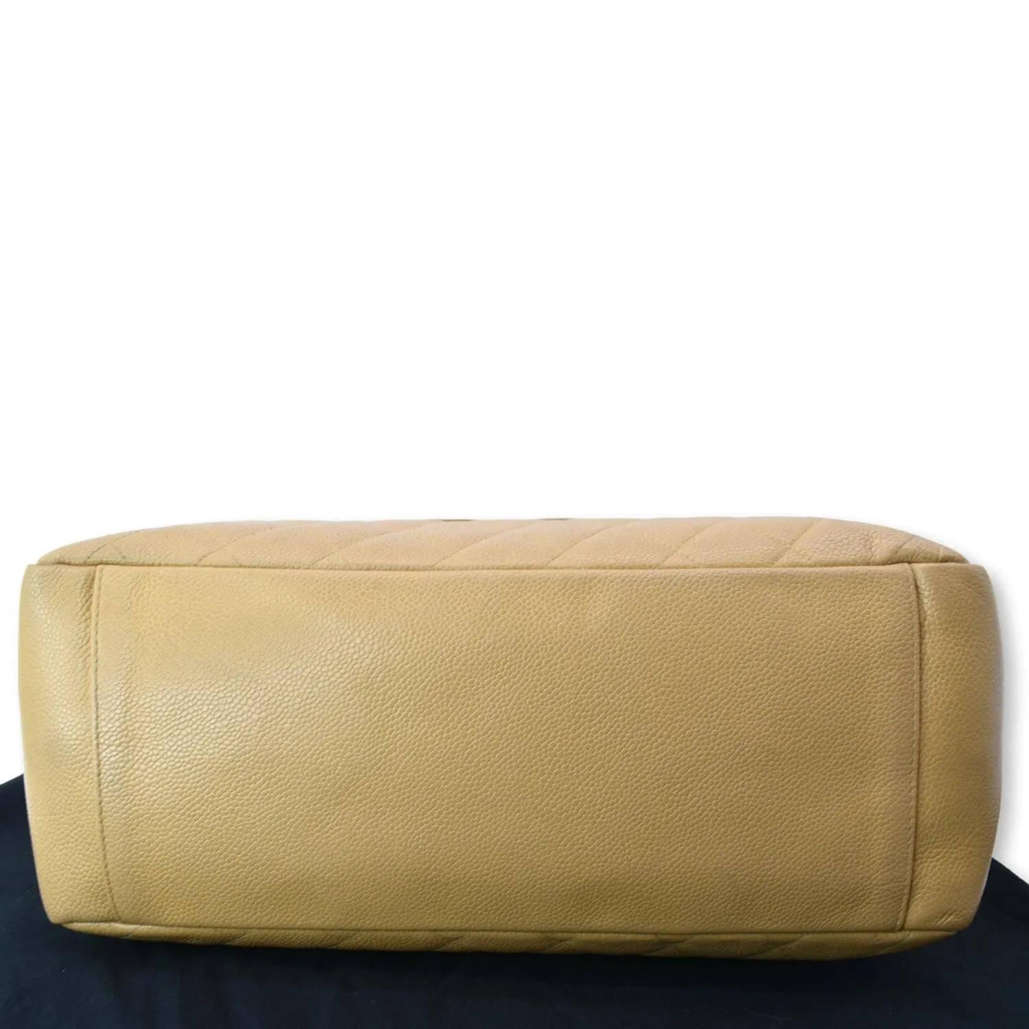 CHANEL Grand Shopping GST Caviar Leather Tote Bag Beige