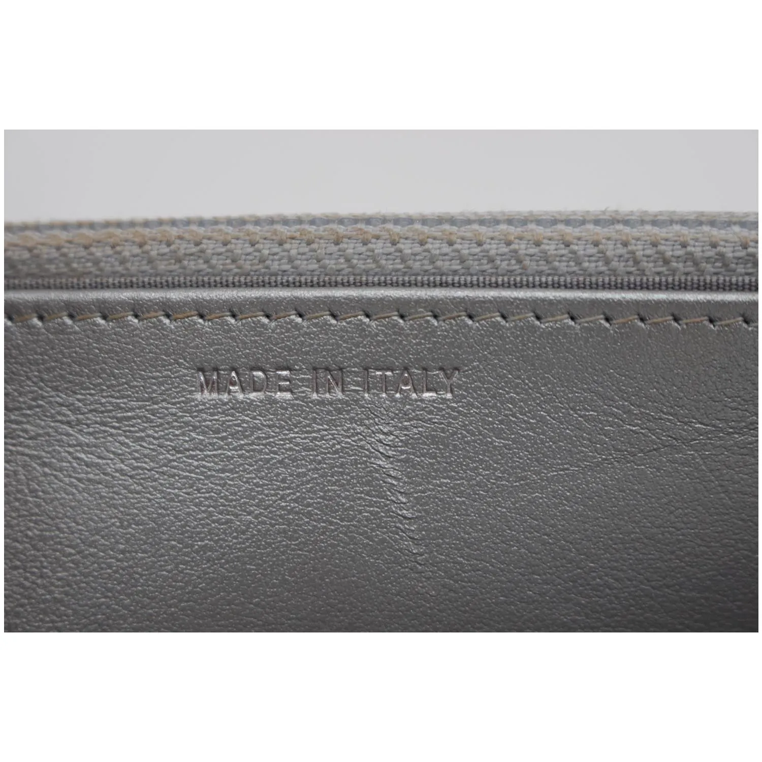 CHANEL Trendy CC Quilted Leather Wallet on Chain Crossbody Bag Silver