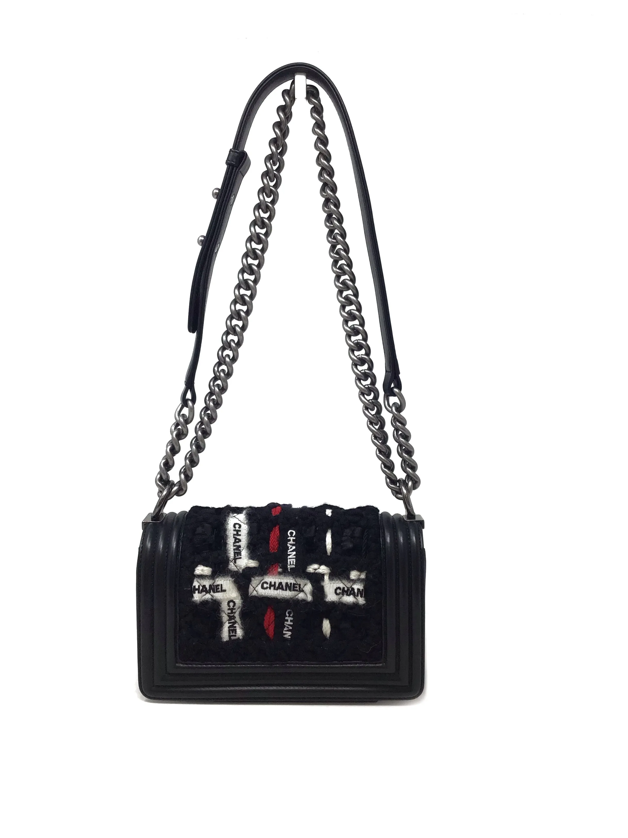 Chanel WDB! '16K Tweed SM 'Boy' Bag
