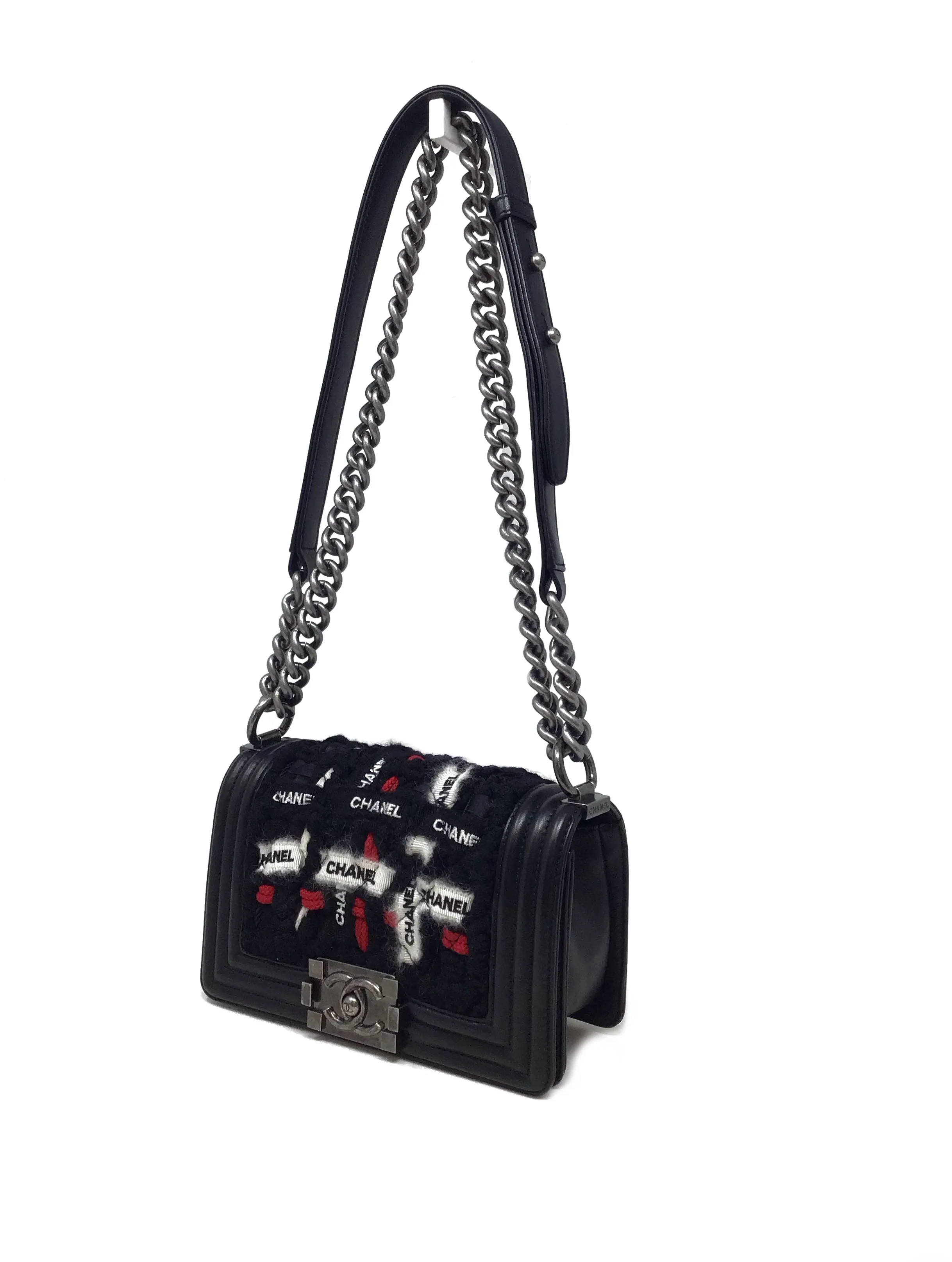 Chanel WDB! '16K Tweed SM 'Boy' Bag