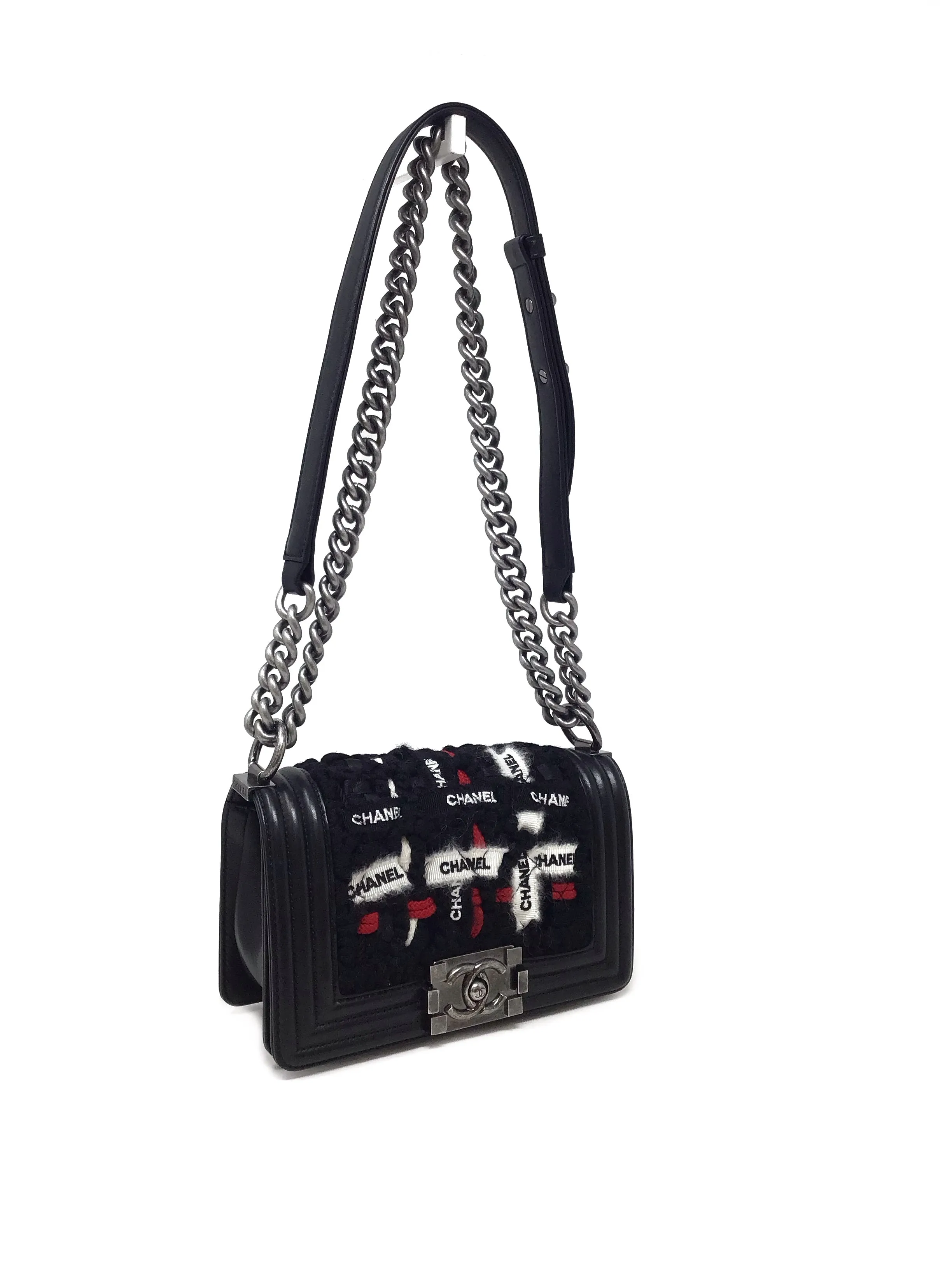 Chanel WDB! '16K Tweed SM 'Boy' Bag