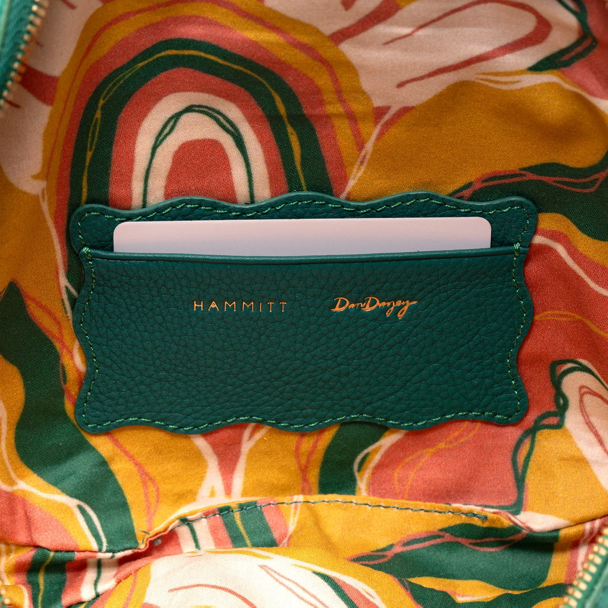 Charles Crossbody | Wavy Dazey/Brushed Gold Dazey Rivet | Med