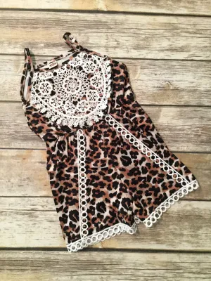 Cheetah Romper