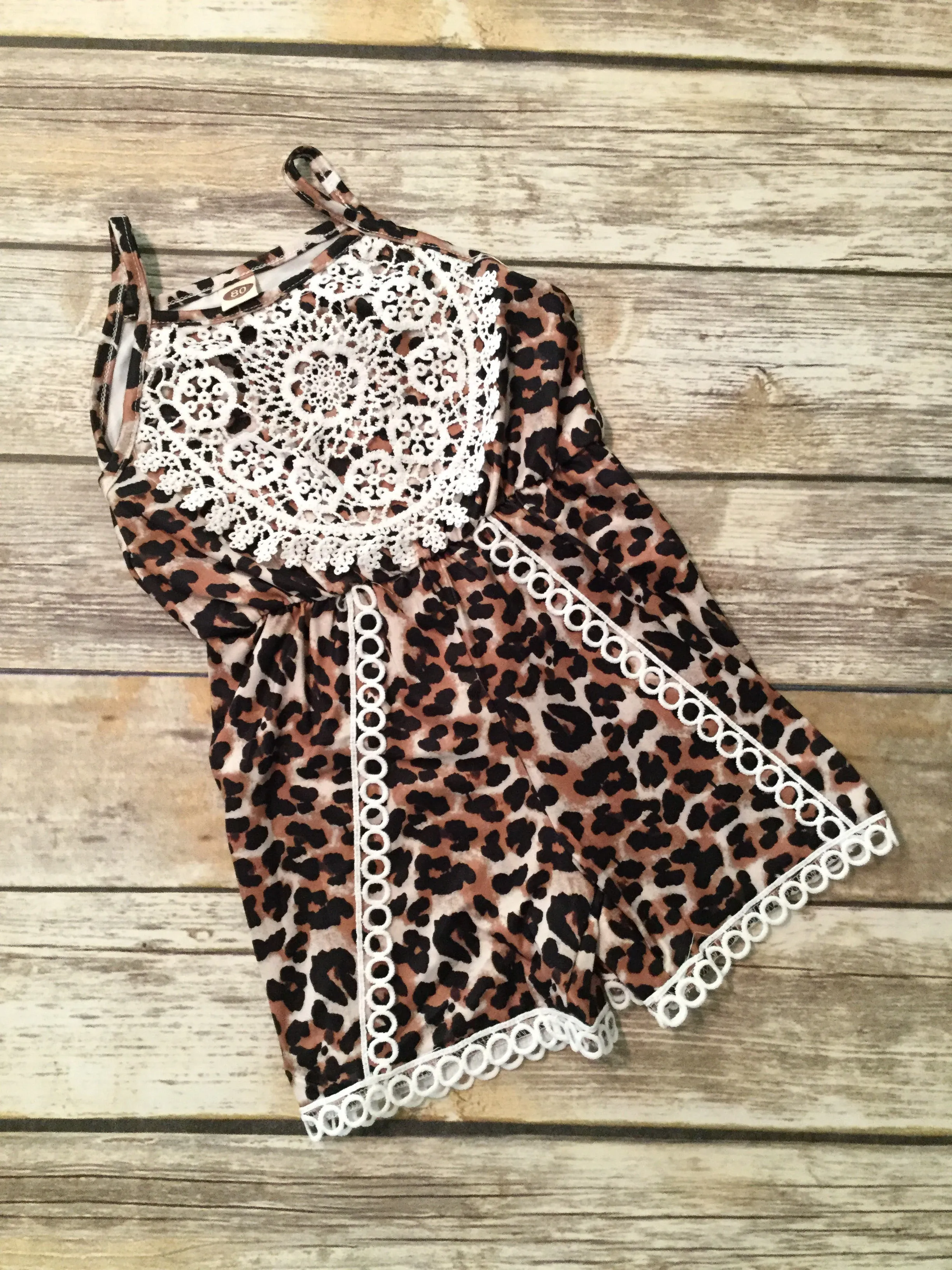Cheetah Romper