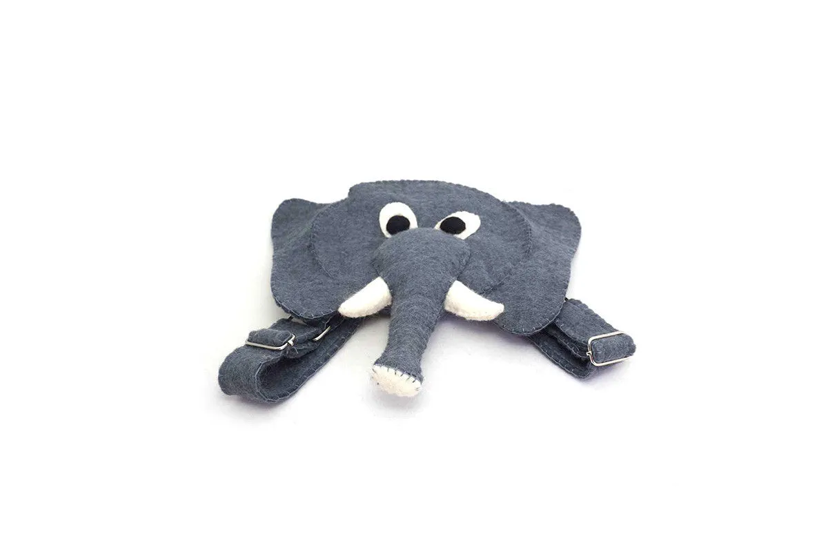 Children's Felt Elephant Fair Trade Backpack