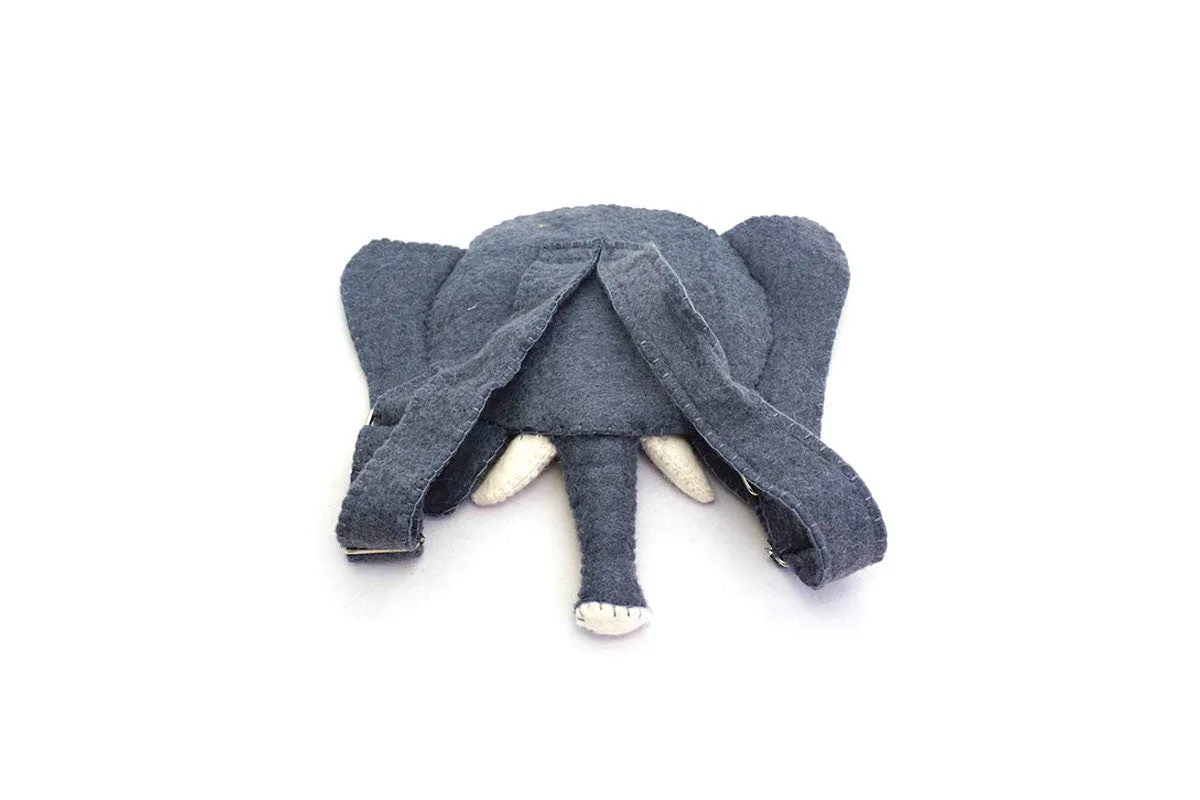 Children's Felt Elephant Fair Trade Backpack