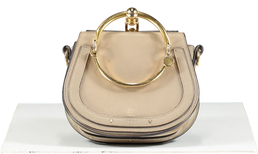 Chloé Brown Nile Leather Handbag With Gold Hardware