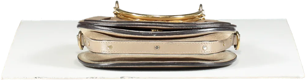 Chloé Brown Nile Leather Handbag With Gold Hardware