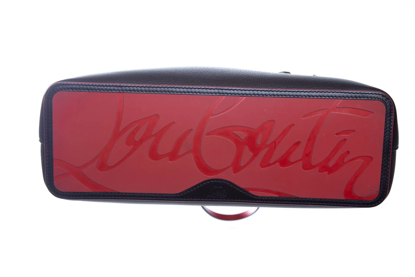 Christian Louboutin Black Leather Cabata Stud Tote