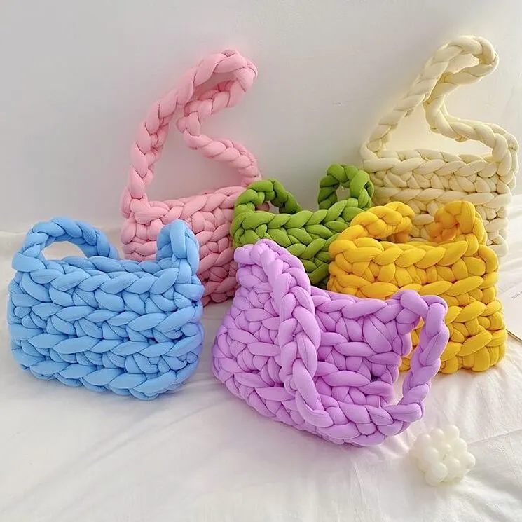 Chunky Knit Tote Bag