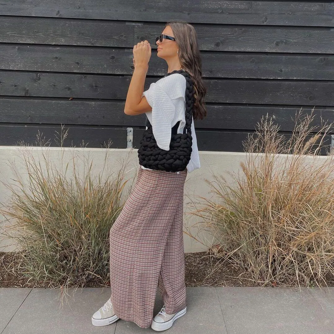 Chunky Knit Tote Bag