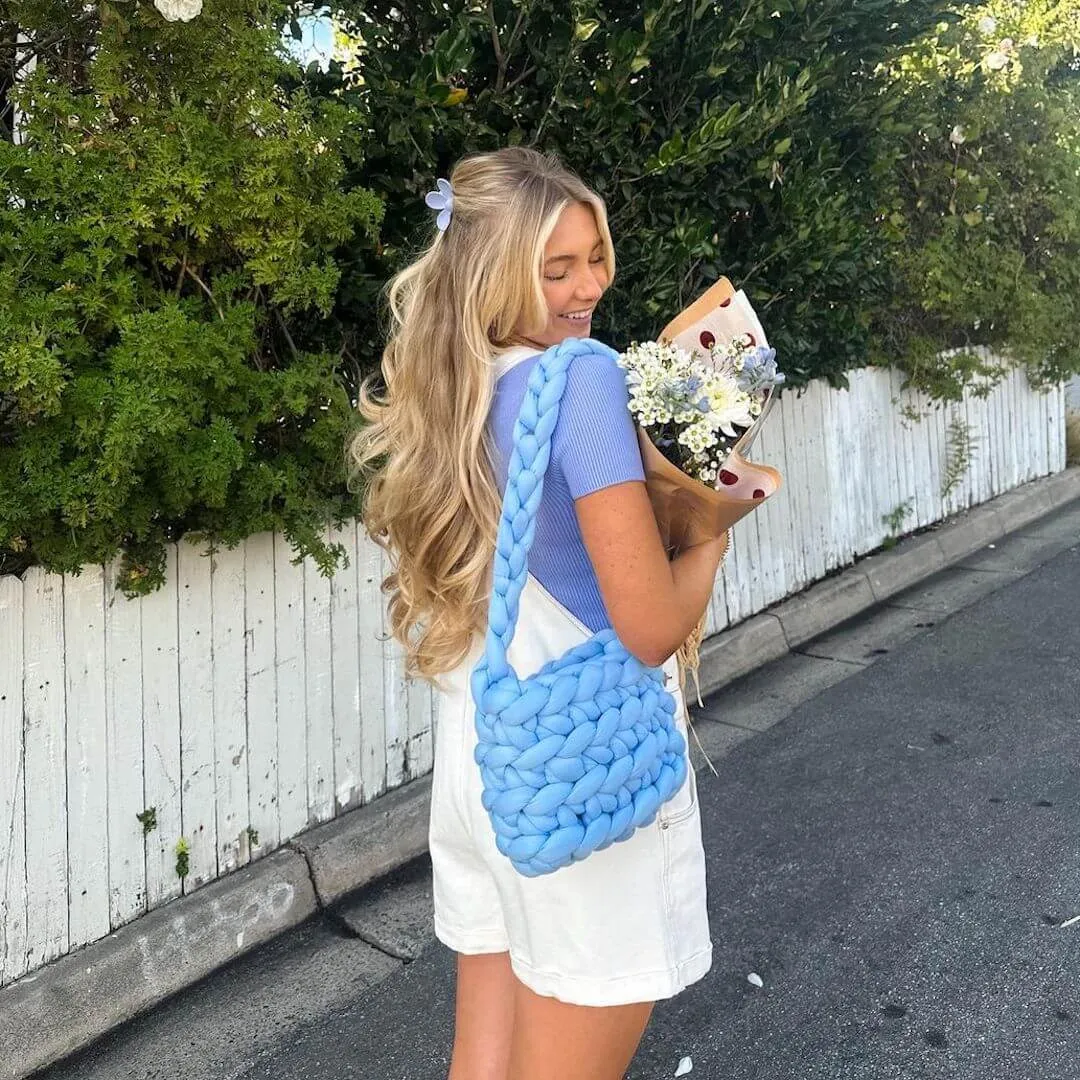 Chunky Knit Tote Bag