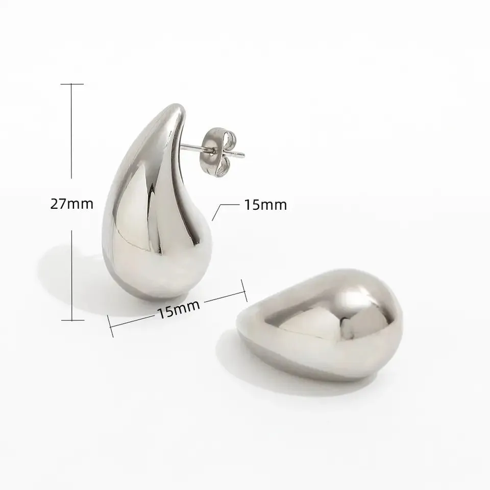 Chunky Vene Earrings