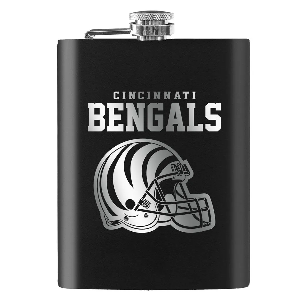 Cincinnati Bengals Flask | Laser-Etched 8oz