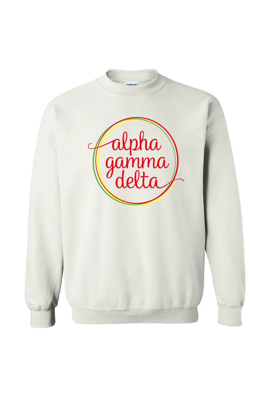 Circle Alpha Gamma Delta Crewneck
