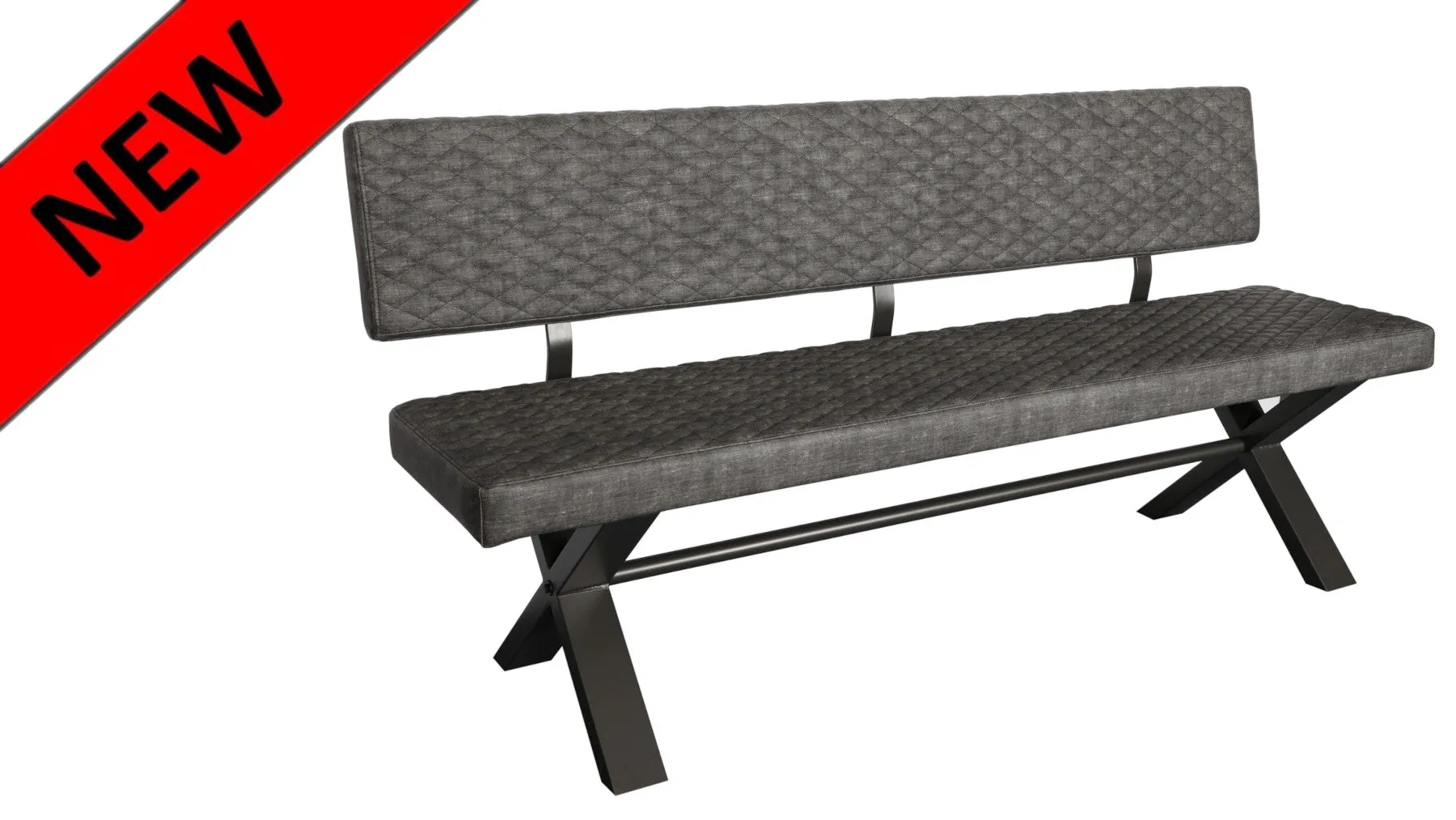 Classic Fusion Retro Stitched Left Hand Corner Bench FSCB-LH
