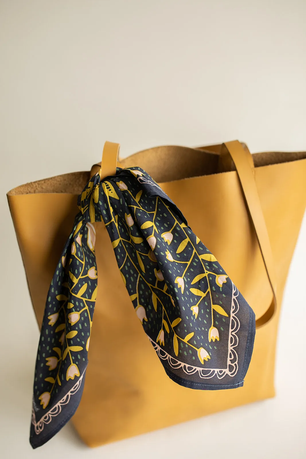 Classic Leather Tote {Goldenrod}