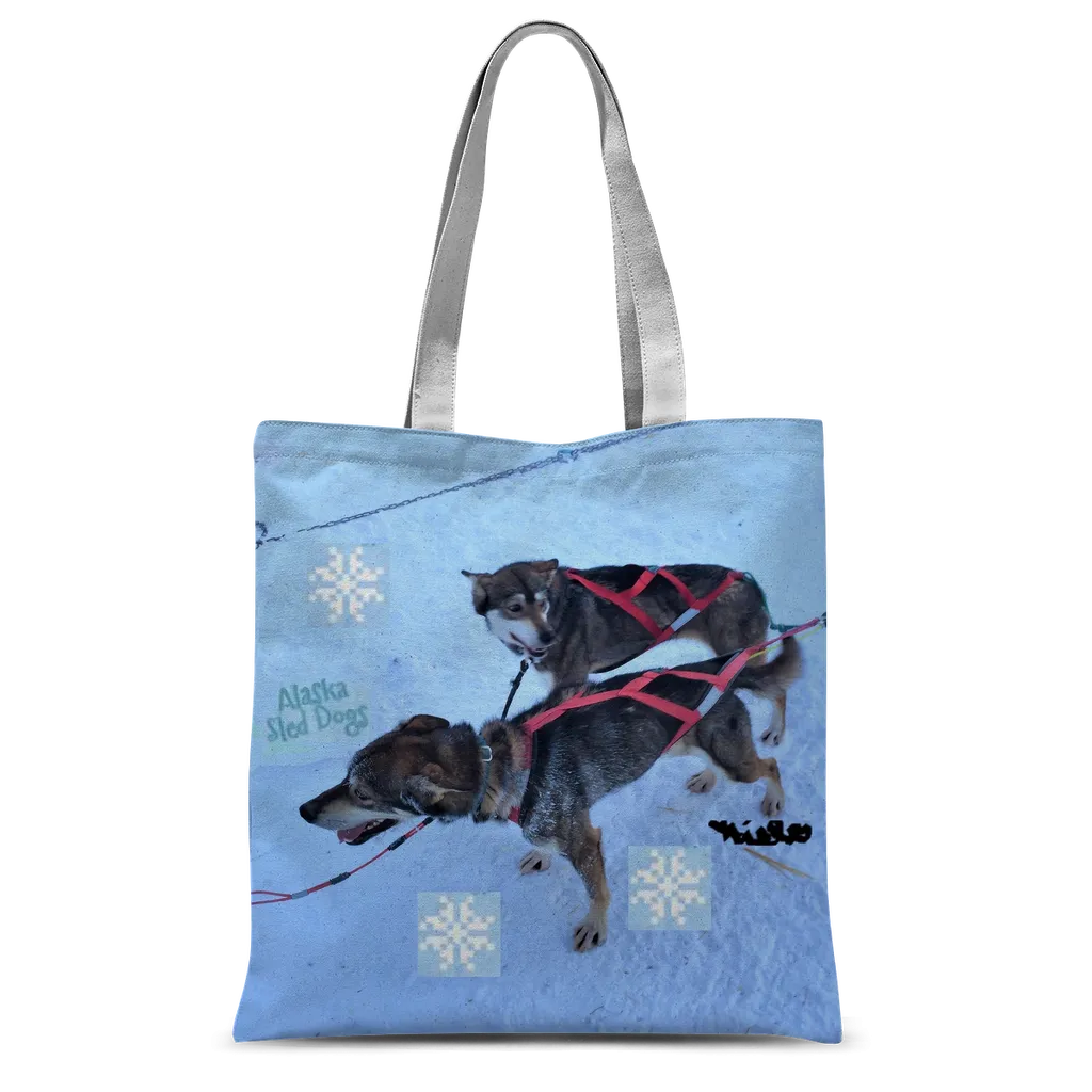 Classic Sublimation Tote Bag - Alaska Sled Dogs Collecti