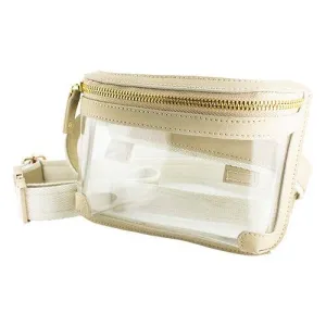 Clear Belt Bag - Nude
