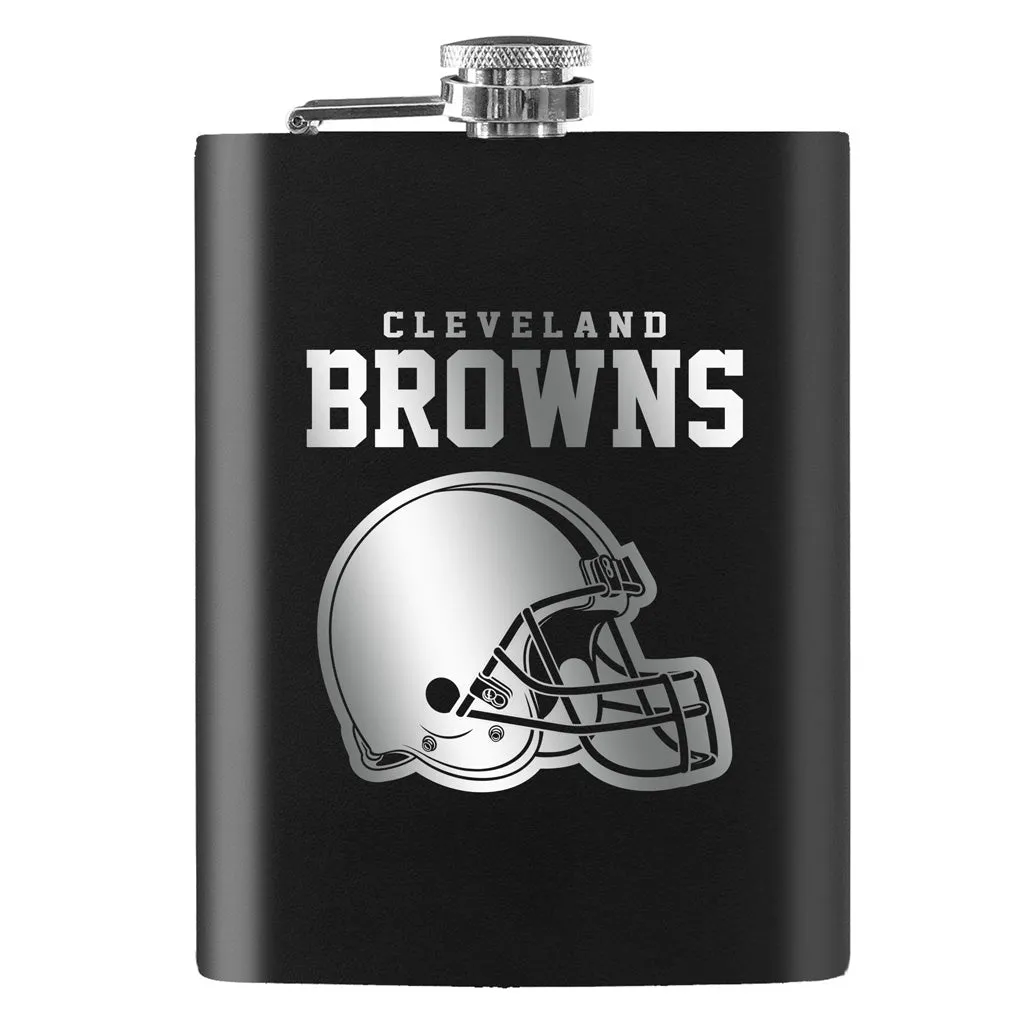 Cleveland Browns Flask | Laser-Etched 8oz