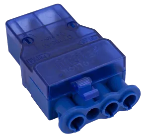 Click CT205M 4 Pole Male Push Fit Connector