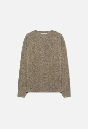 Co-Mix Cropped LS Tee / Desert Sand