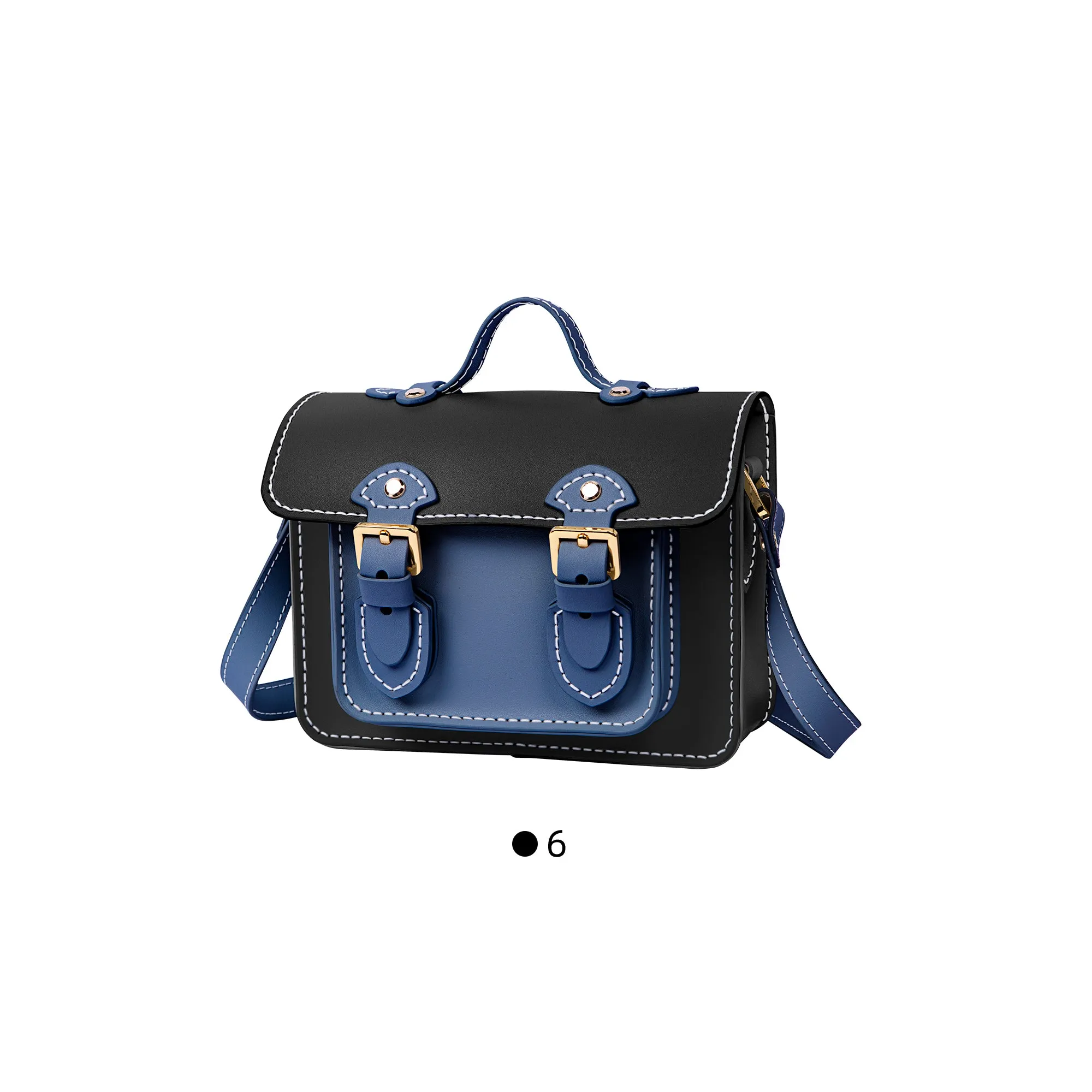 Color block Small Cambridge Leather Bag Kit