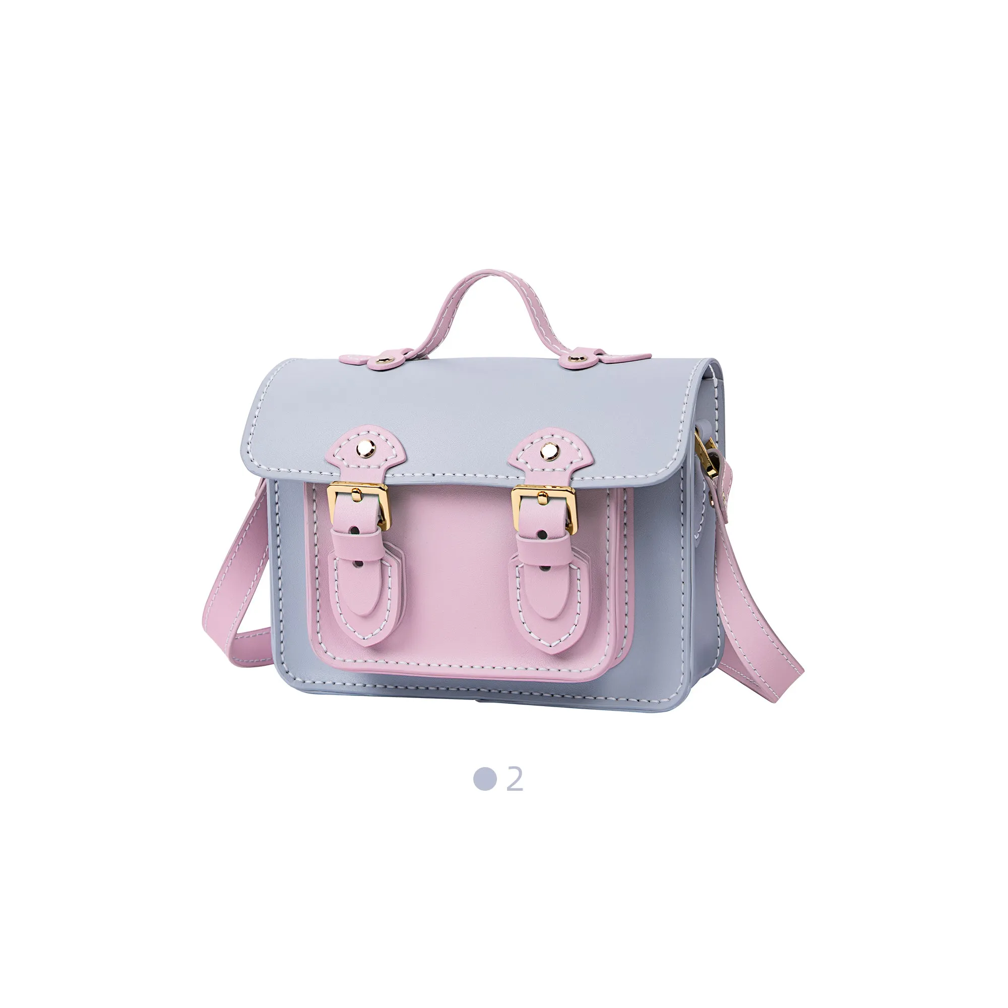 Color block Small Cambridge Leather Bag Kit