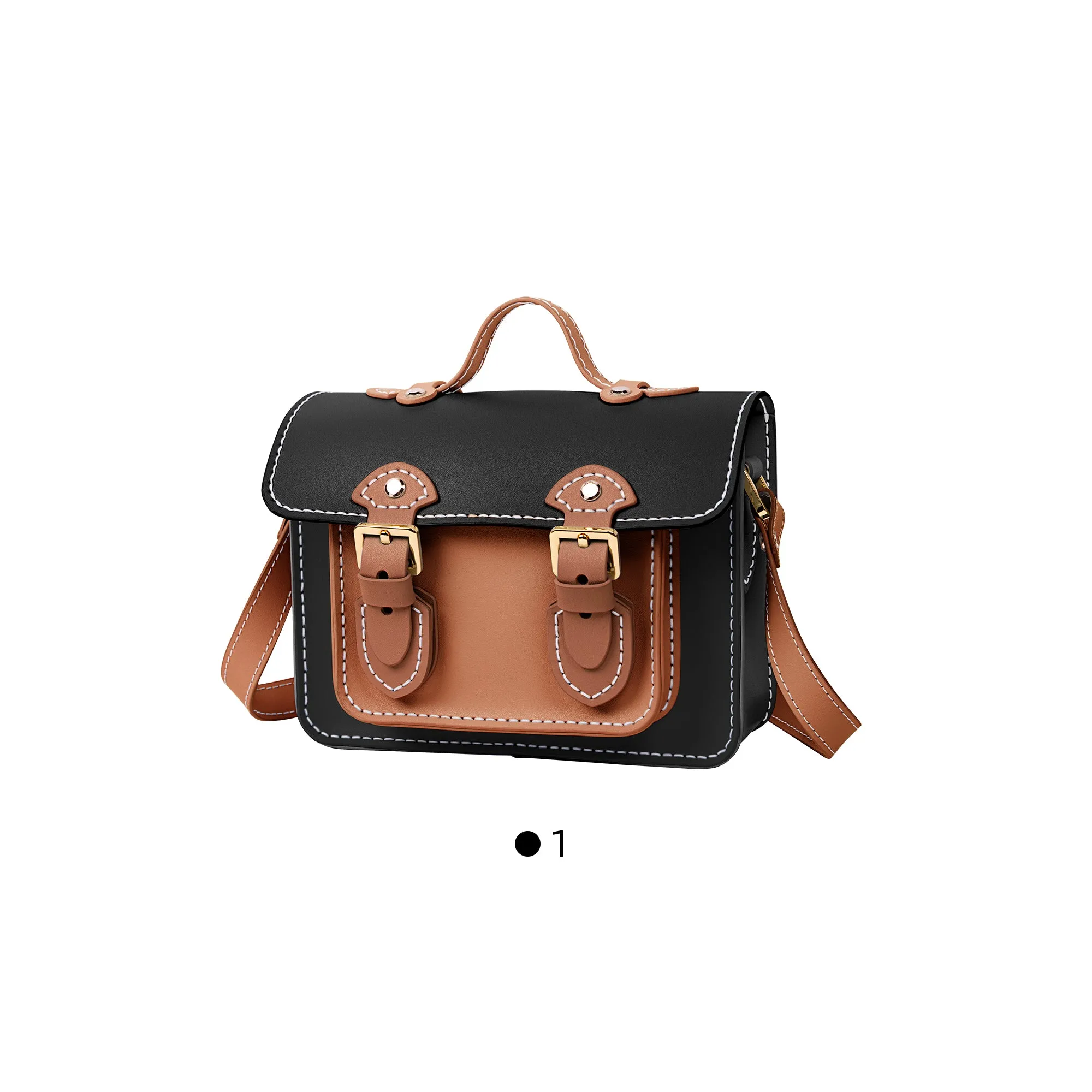 Color block Small Cambridge Leather Bag Kit