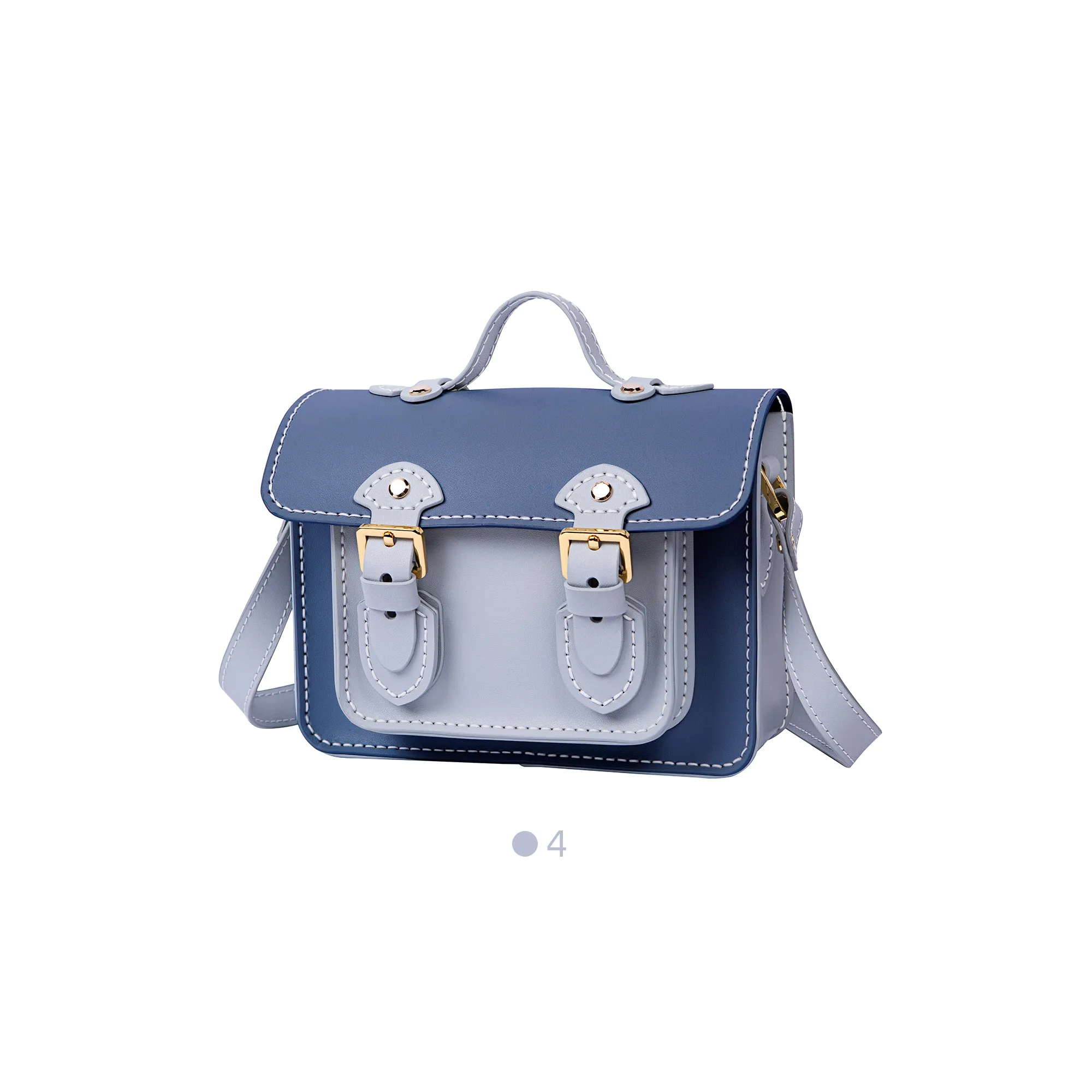 Color block Small Cambridge Leather Bag Kit