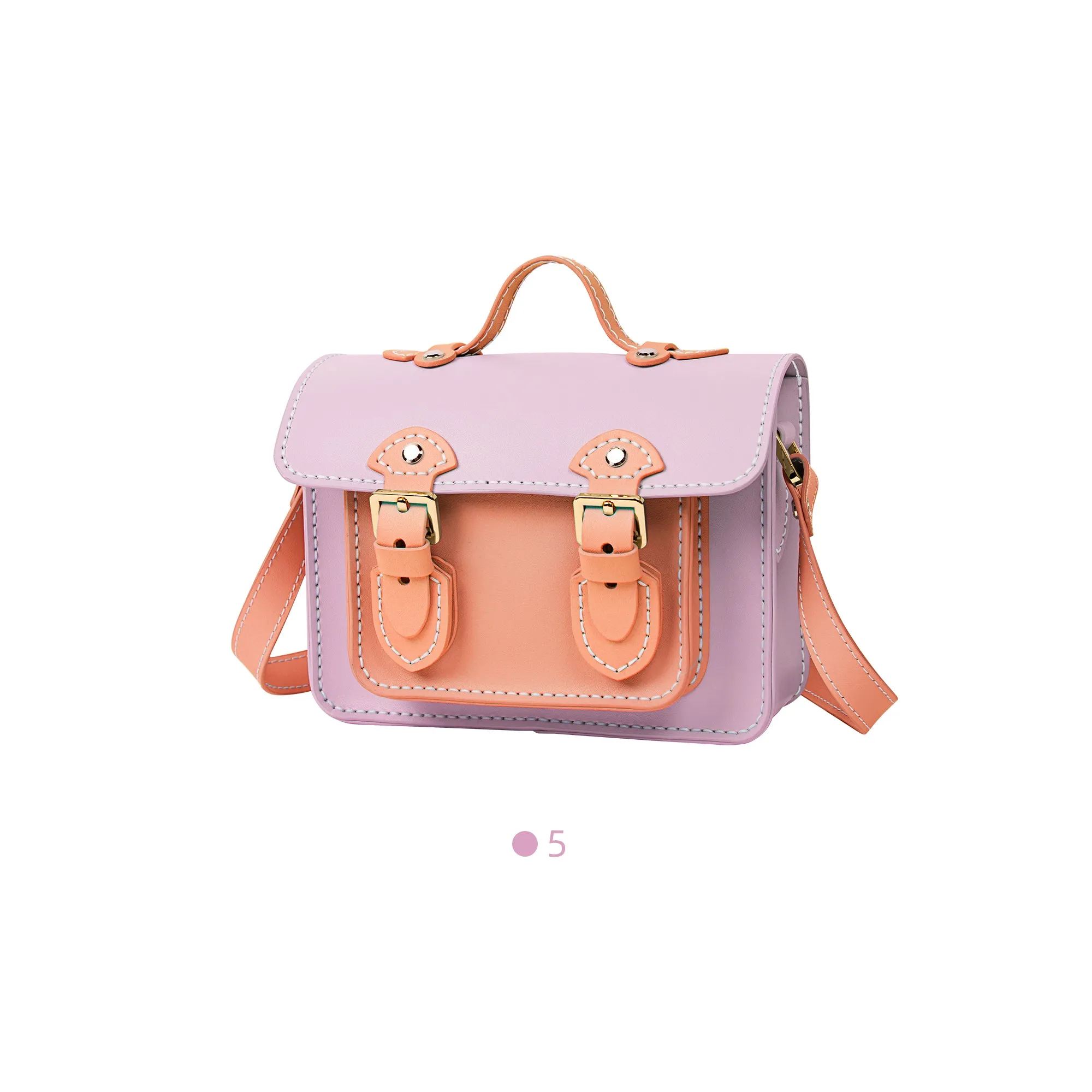 Color block Small Cambridge Leather Bag Kit