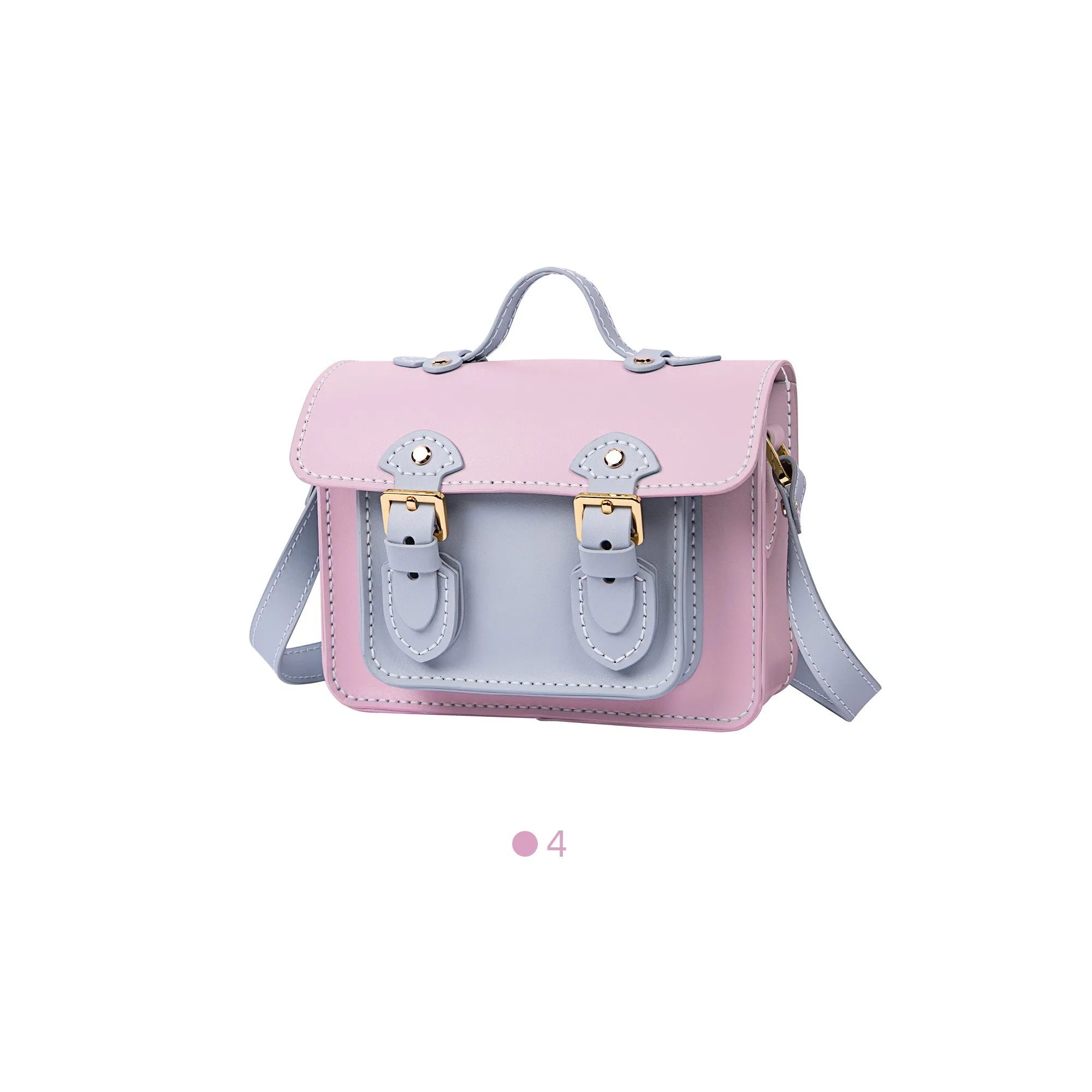 Color block Small Cambridge Leather Bag Kit