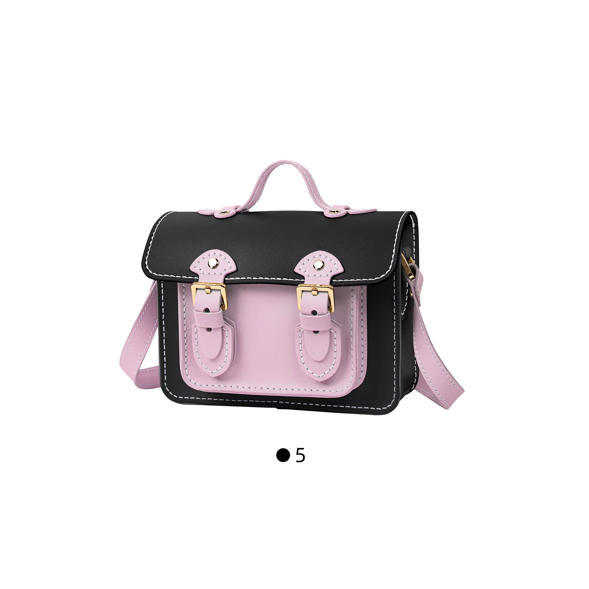 Color block Small Cambridge Leather Bag Kit