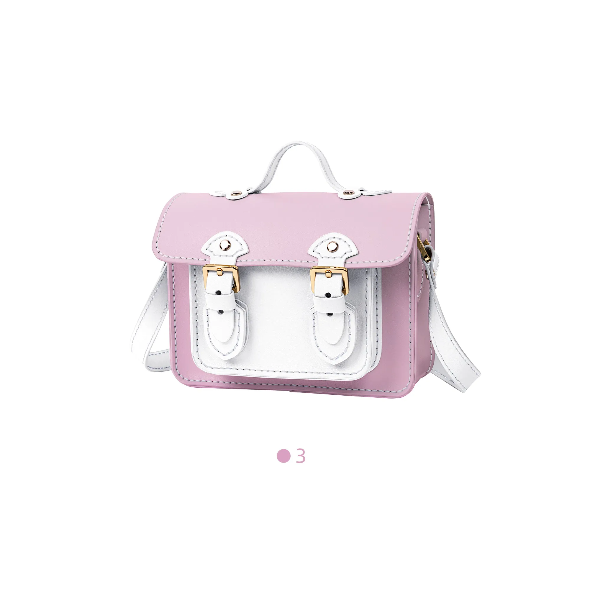 Color block Small Cambridge Leather Bag Kit