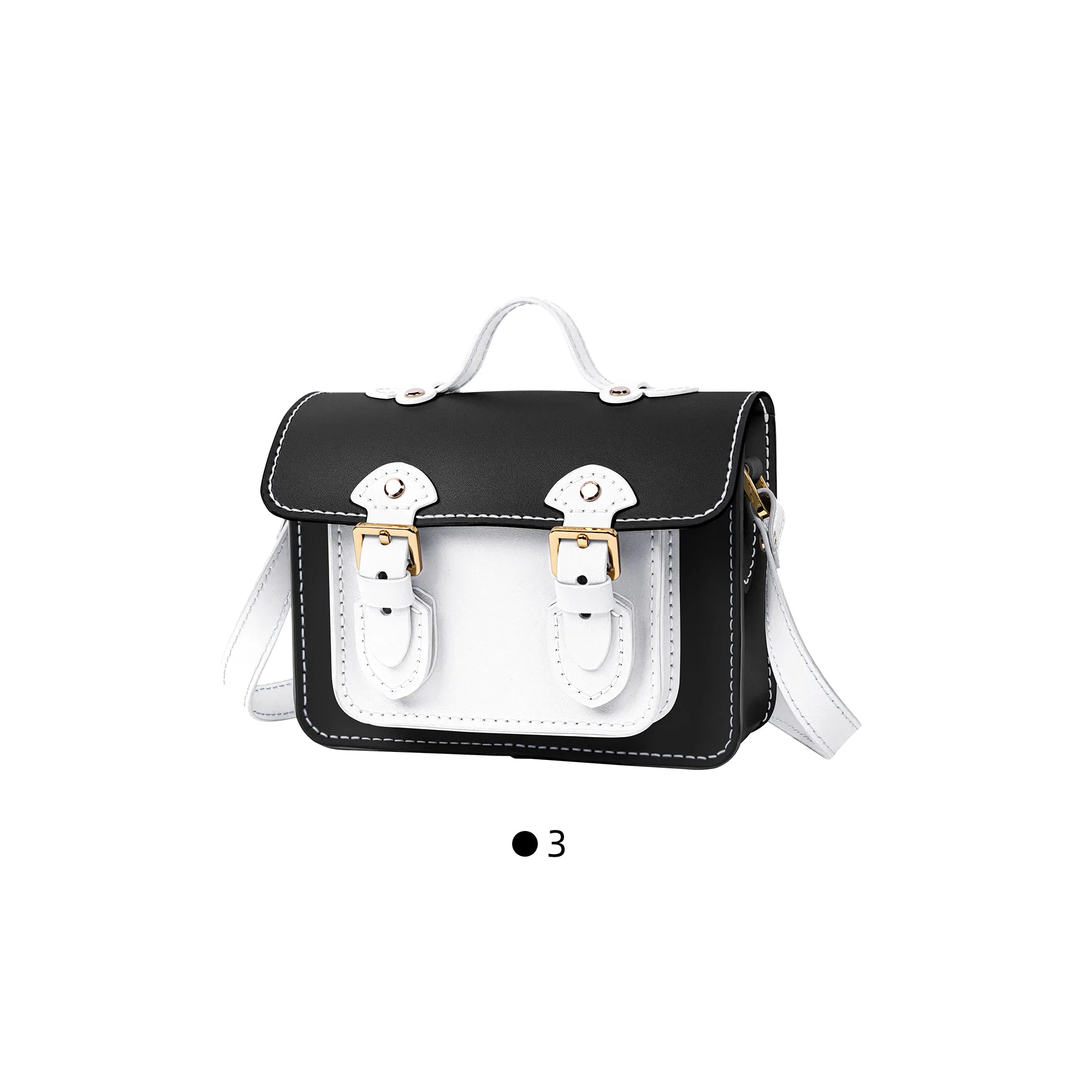 Color block Small Cambridge Leather Bag Kit