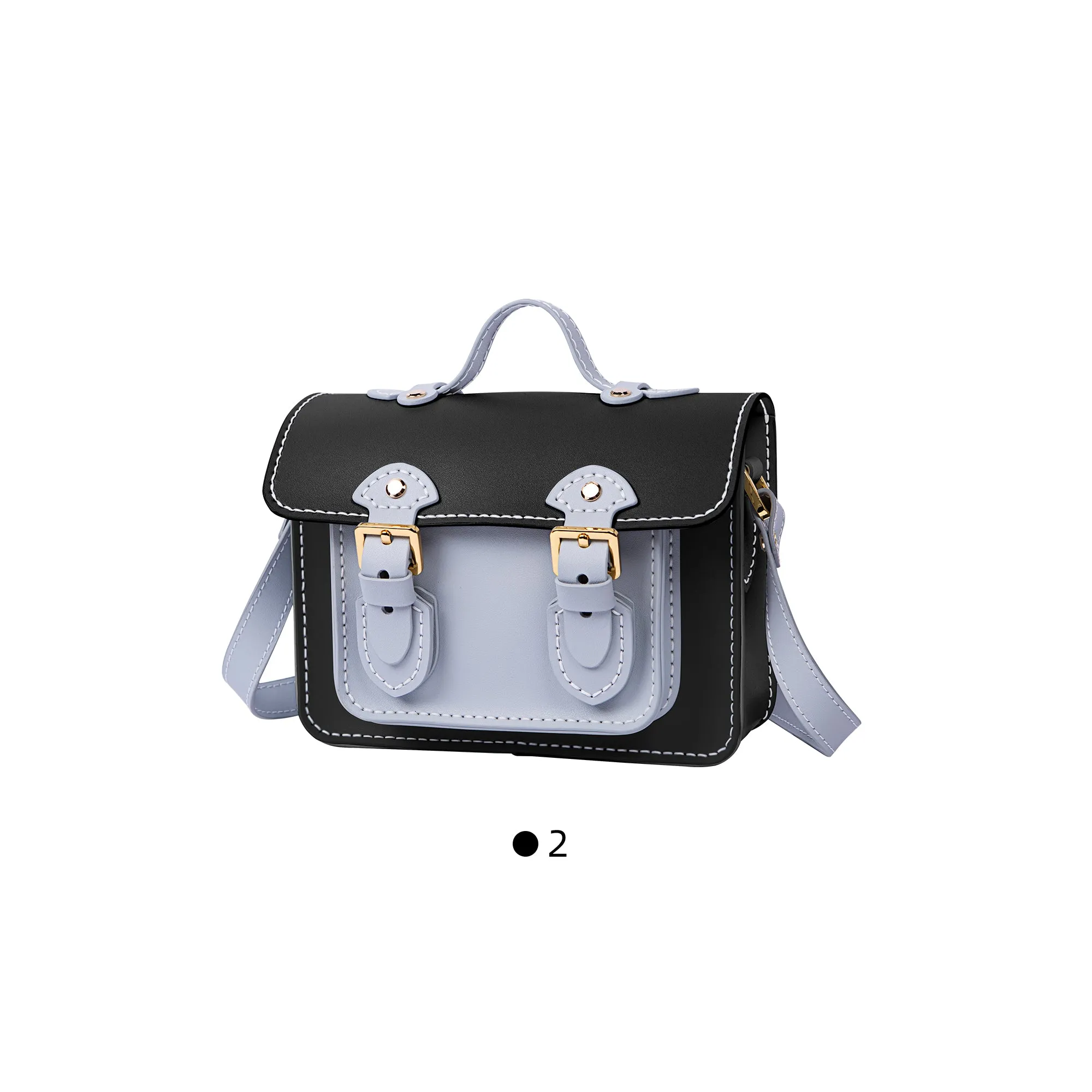 Color block Small Cambridge Leather Bag Kit