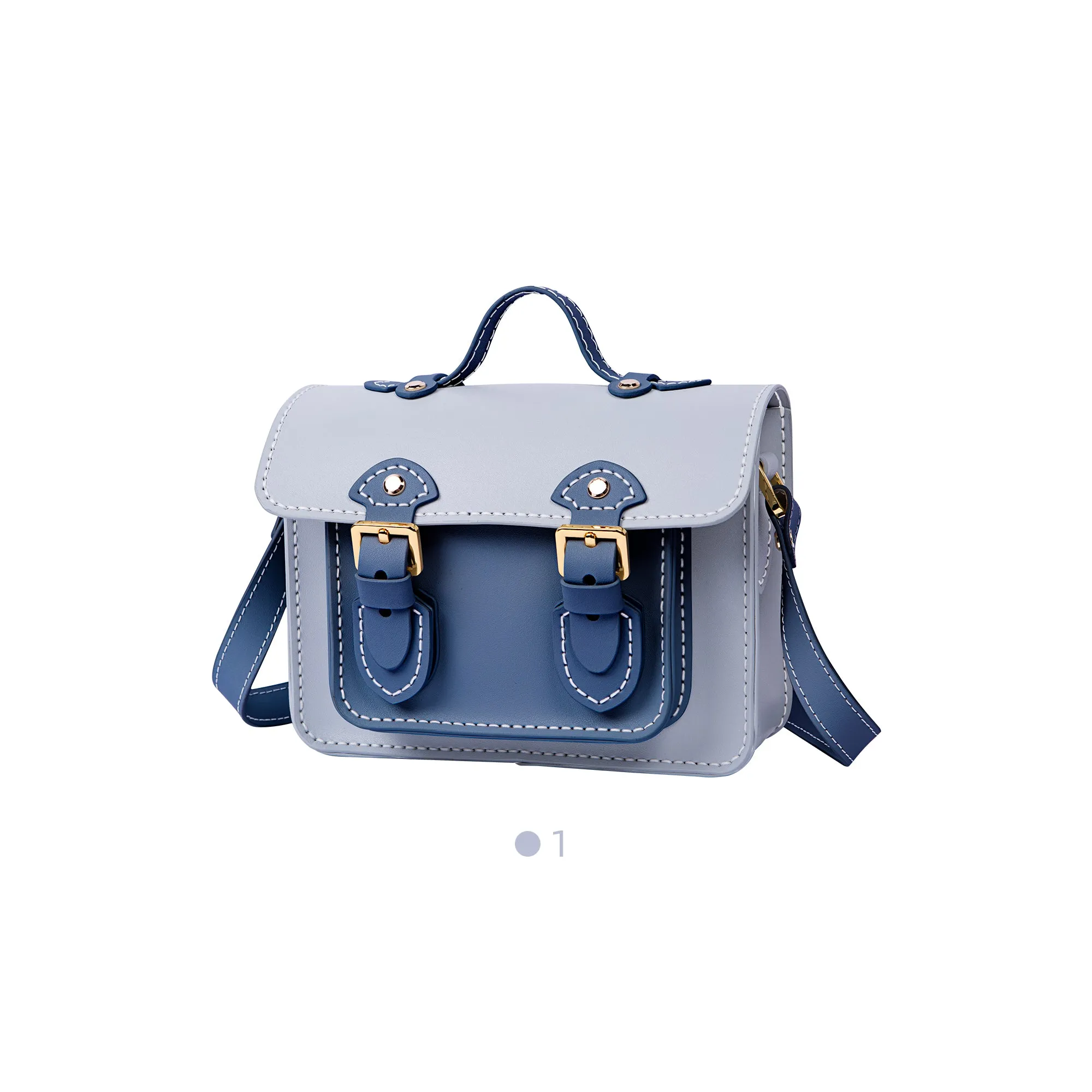 Color block Small Cambridge Leather Bag Kit