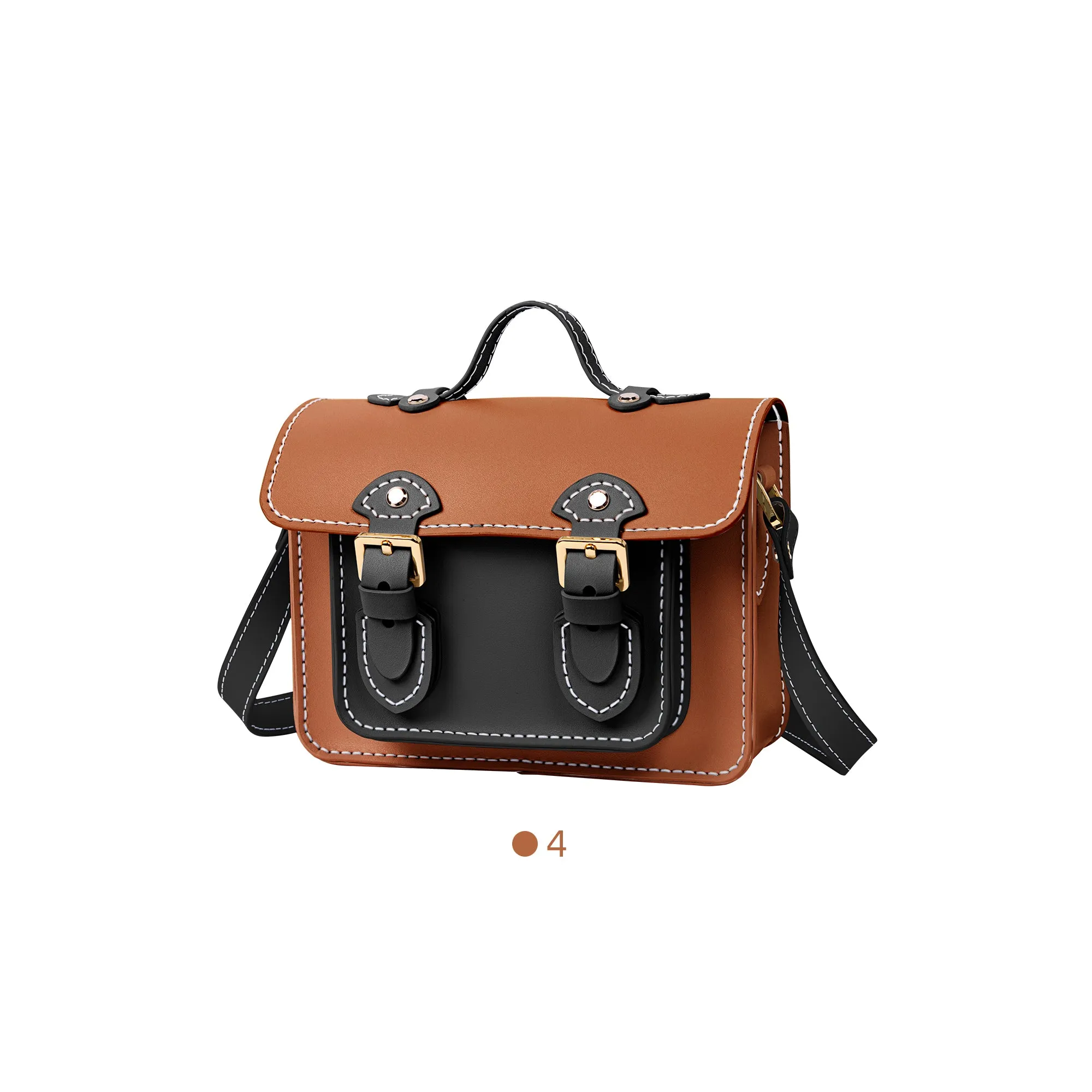 Color block Small Cambridge Leather Bag Kit