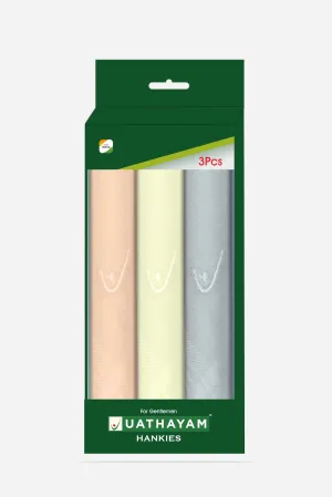 Color Hankies - Assorted Color 100% Cotton Hankies | Uathayam