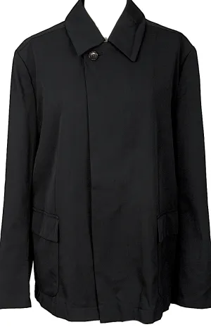 COMME des GARCONS JAPAN. robe de chambre Black Wool Gaba Jacket
