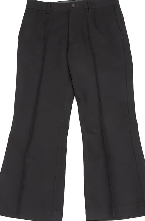 COMME des GARCONS JAPAN. TRICOT. Black Center Pintuck Pants