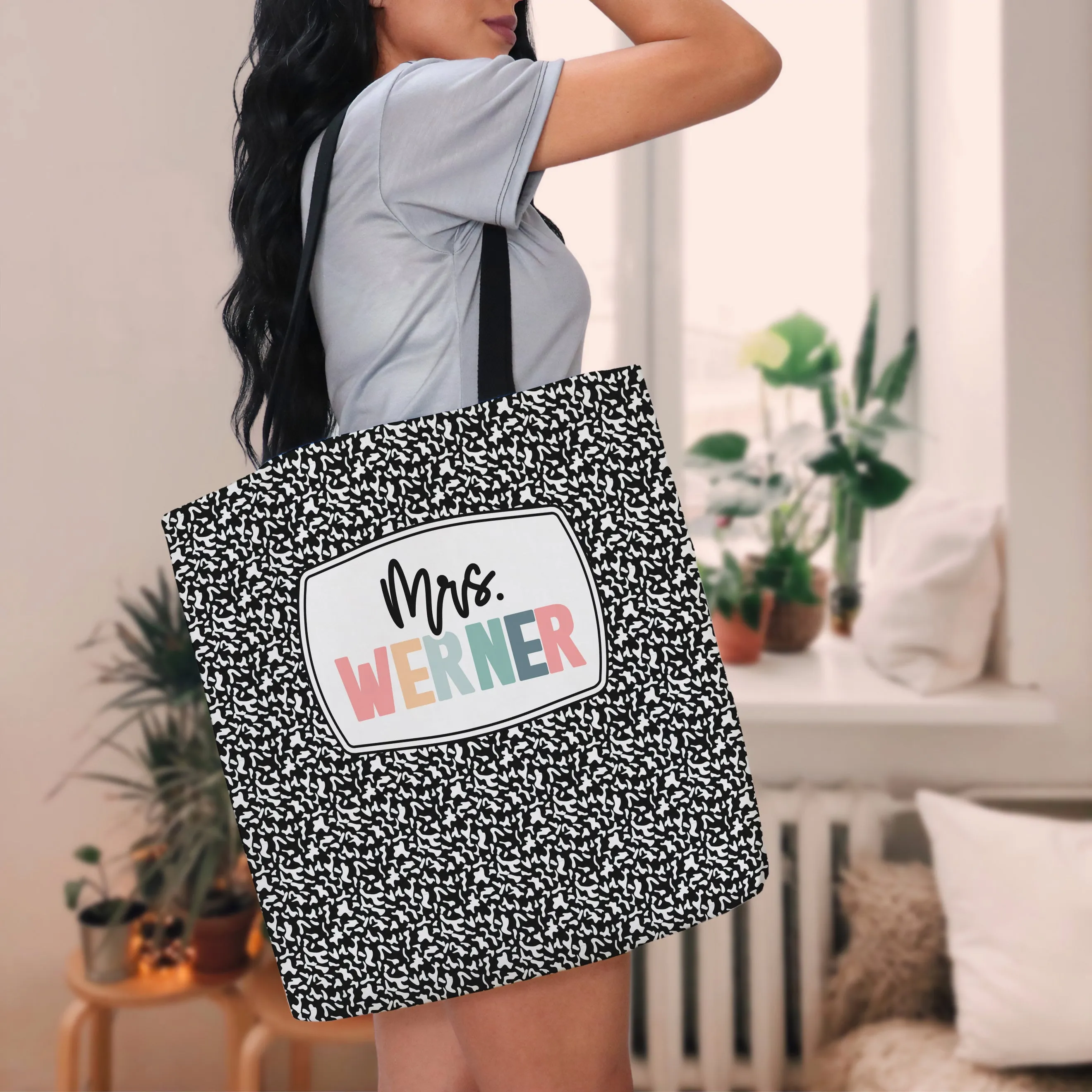 COMPOSITION NOTEBOOK TOTE BAG