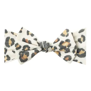 Copper Pearl - Knit Headband Bow - Zara