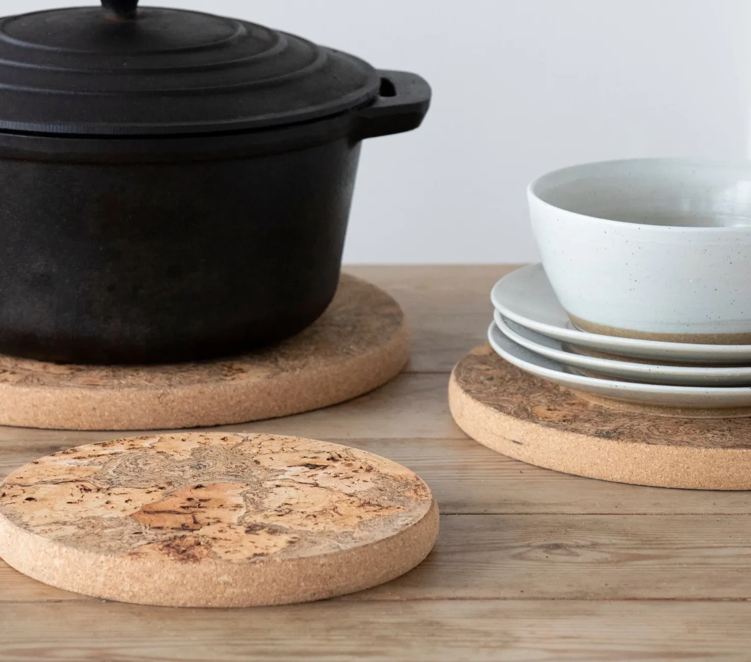 Cork Round Trivet - Small