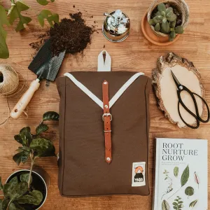 Cotton Canvas Scout Backpack - Khaki