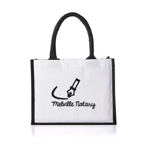 COTTON/JUTE JUNIOR TOTE