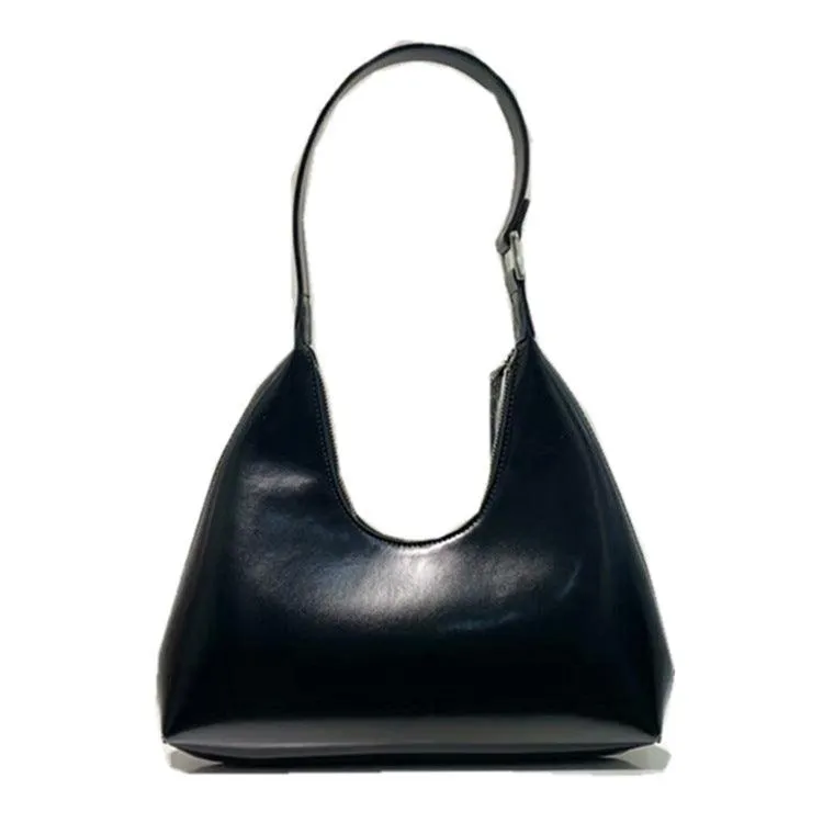 Cowhide Retro U-shaped Bag Fashion Simple Shoulder Bag Underarm Shoulder Bag