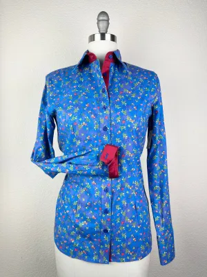 CR Western Pro Royal Floral-FINAL SALE